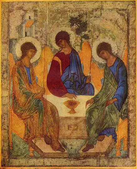 Die Ikone der Heiligen Dreifaltigkeit von Andrej Rubljow