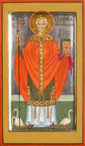 Ikone des heiligen Ludger von Münster
