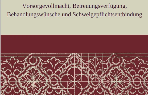 Titelseite der orthodoxen Patientenverfügung