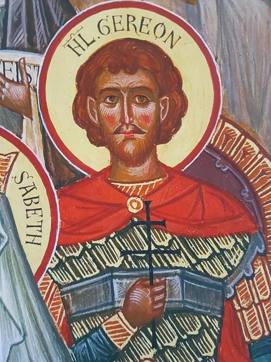 Der hl. Gereon (Detailaufnahme aus einer Ikone von Alexander Stoljarov.)