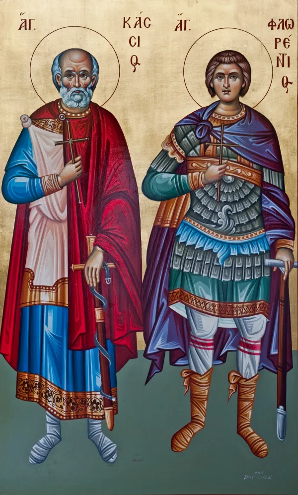 Ikone der heiligen Cassius und Florentius
