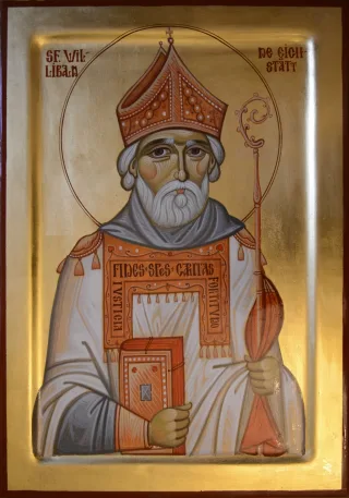 Ikone des Heiligen Willibald, Rumänisch-orthodoxe Kirchengemeinde in Ingolstadt.