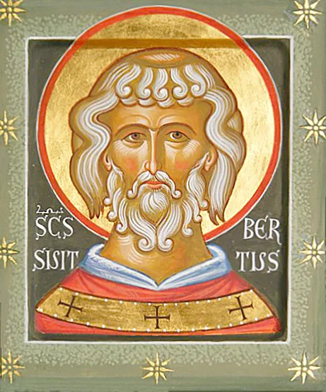 Ikone des Heiligen Suitbert.