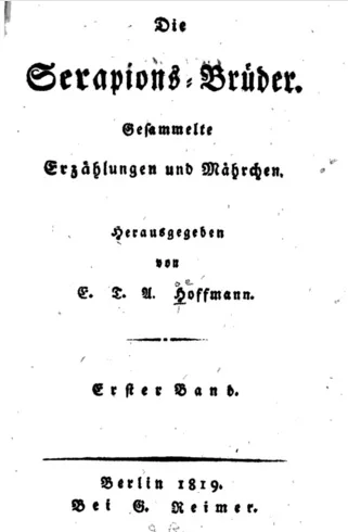 Hoffmann, E. T. A. – Die Serapionsbrüder